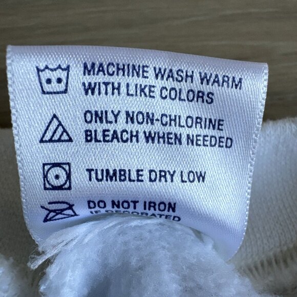 Vintage Wolf Sweatshirt‎ White Robert Allen Sportswear Made in the USA Mens XL - Picture 5 of 9